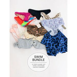 Women's Size Large NWT Swim Bundle | J.Crew, Aerie, Macy's & Amazon
